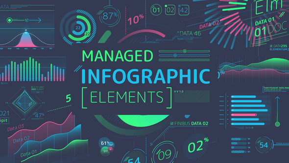 Managed Infographic Elements - VideoHive 24081236