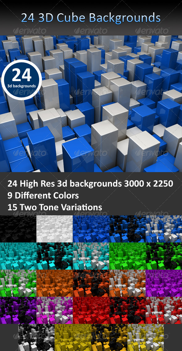 Cube 3D Backgrounds