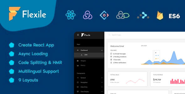 Flexile - React - ThemeForest 22277962