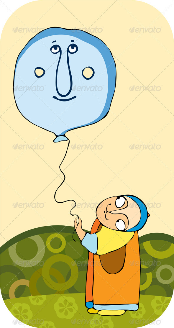 Little Boy Balloon - People Characters