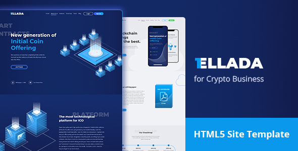 Wondrous CryptoOne — Cryptocurrency ICO Landing Page HTML Template