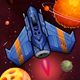 Space Shooter android game with share and review button-easy to reskin