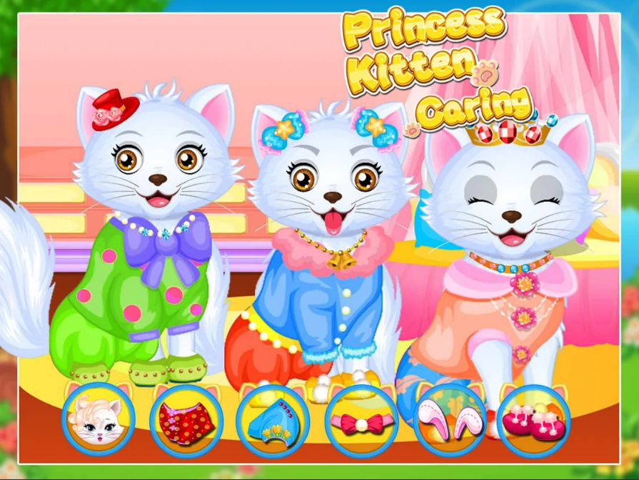 Princess Kitty Care + Kitty Makeover Game For Kids + Ready For Publish ...