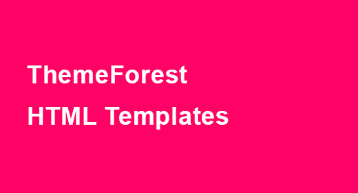 ThemeForest HTML Templates