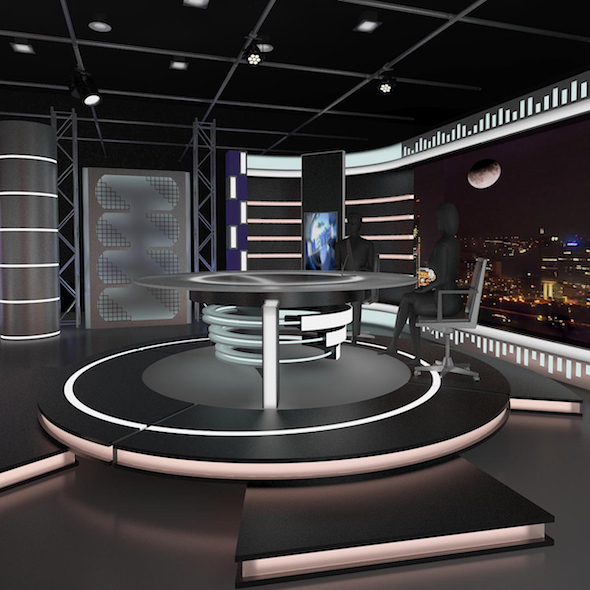 Virtual TV Studio - 3Docean 24092151