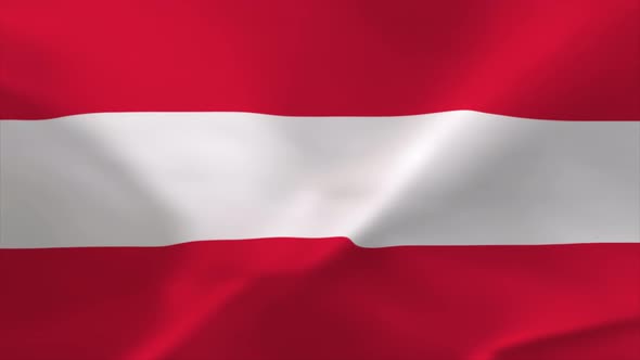 Austria Waving Flag 4K Moving Wallpaper Background alt