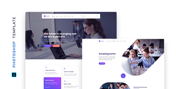 Elipso – Agency Photoshop Template
