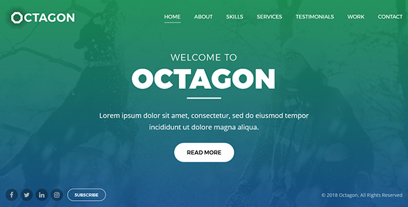 Octagon - Website - ThemeForest 22721771