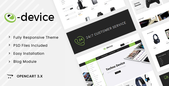 eDevice - OpenCart - ThemeForest 23113338