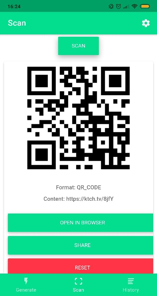 Barcode&QRcode Generator and Scanner application IONIC 4, Material ...