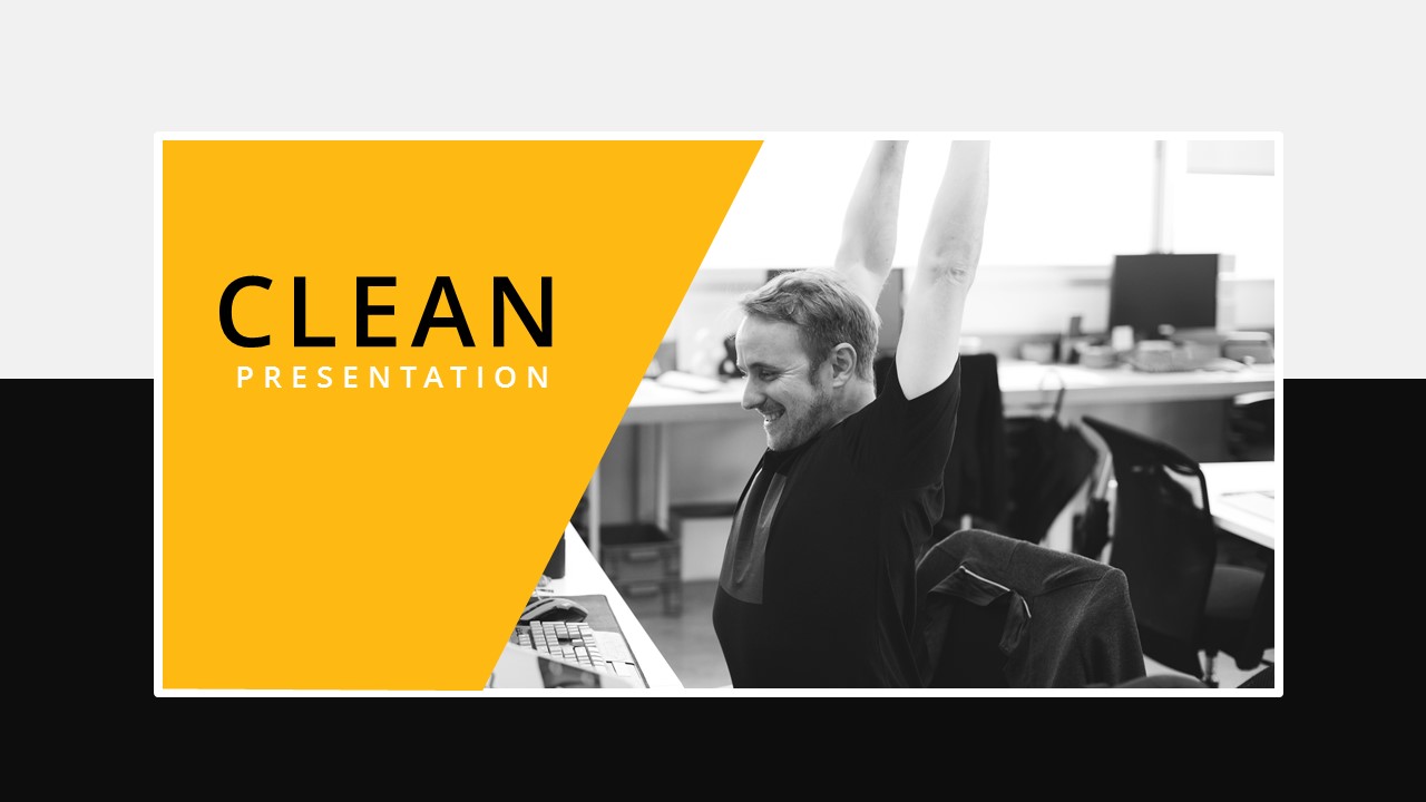 Clean Google Slide Presentation Template, Presentation Templates ...