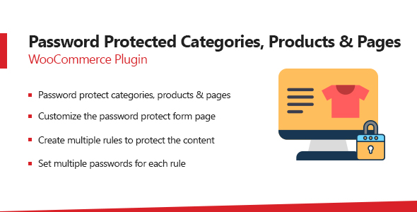 Password Protected Categories, Products & Pages Plugin For WooCommerce