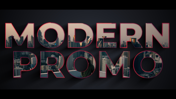 Modern Typography Promo - VideoHive 24128497