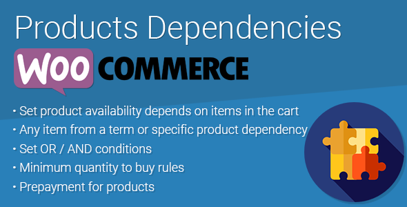 WooCommerce Products Dependencies - CodeCanyon 19206681
