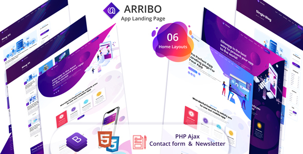 Arribo - App - ThemeForest 23748574