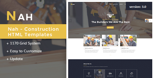 Nah Multipurpose Construction Drupal 8.7