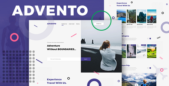 Advento - Travel - ThemeForest 24141601