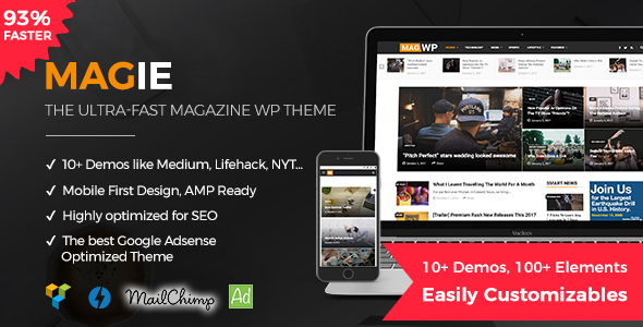 Magie Magazine - ThemeForest 19305239