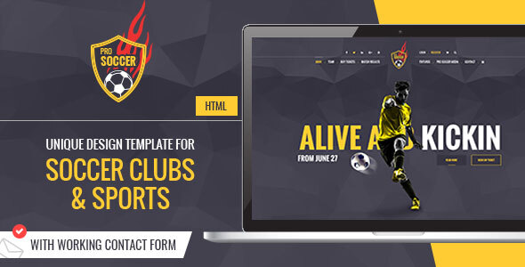 Marvelous Soccer Acumen - Football Club HTML Template