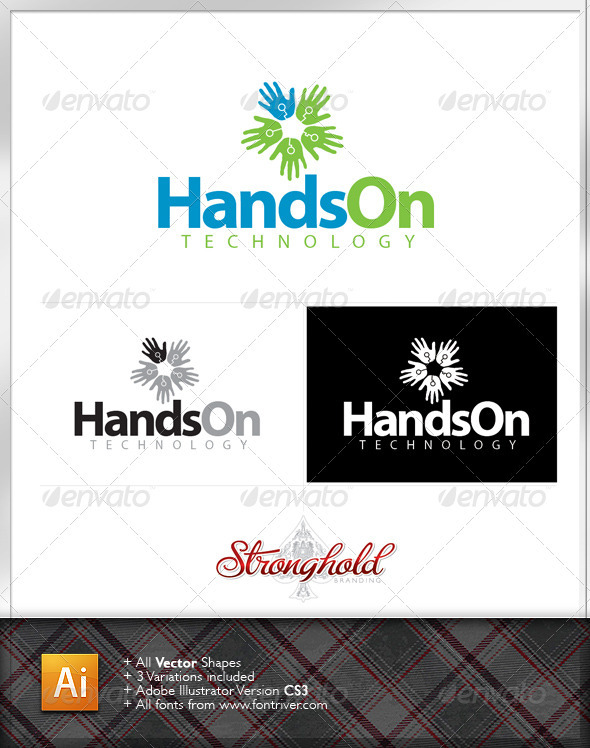 Technology Logo Template - Humans Logo Templates