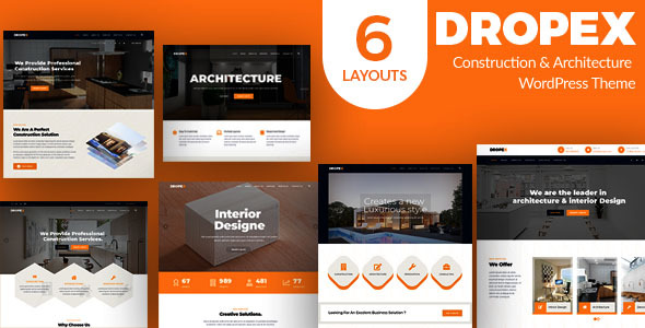 Dropex – Architecture WordPress Theme