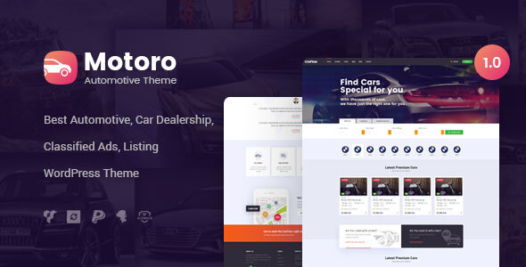 Motoro – Automotive Car Dealer WordPress Theme