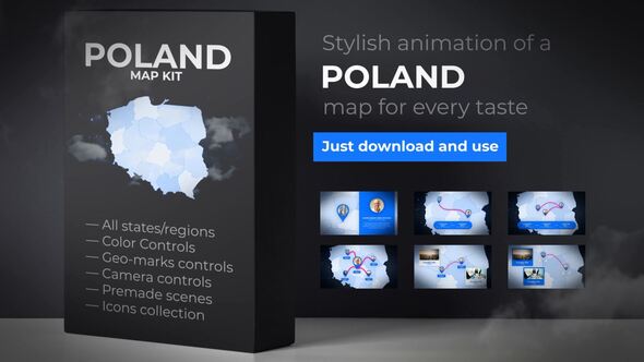 Poland Map - - VideoHive 24164858