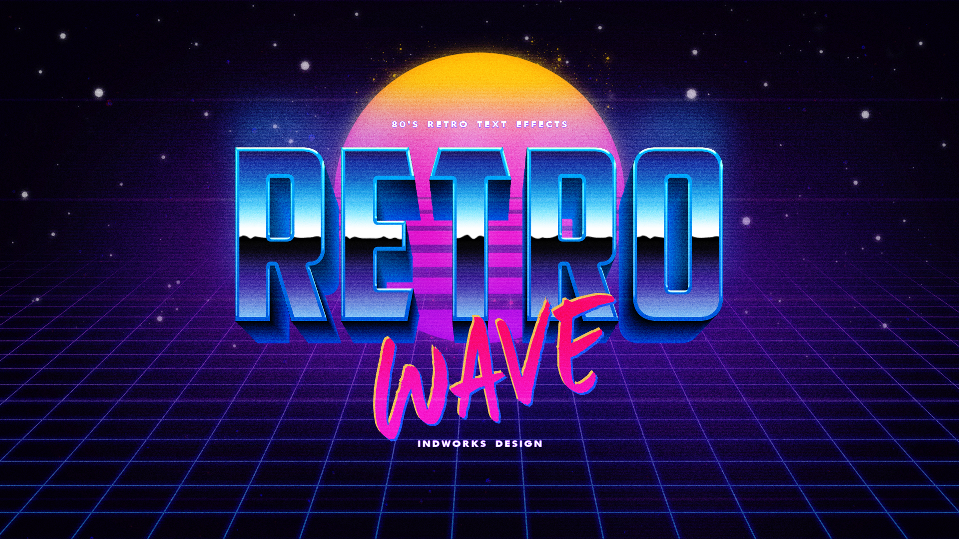 80's Retro Text Effects, Add-ons | GraphicRiver