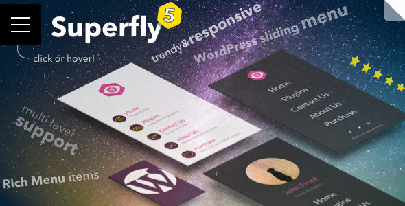 Wordpress Menu Plugin Superfly Responsive Menu By Looks Awesome