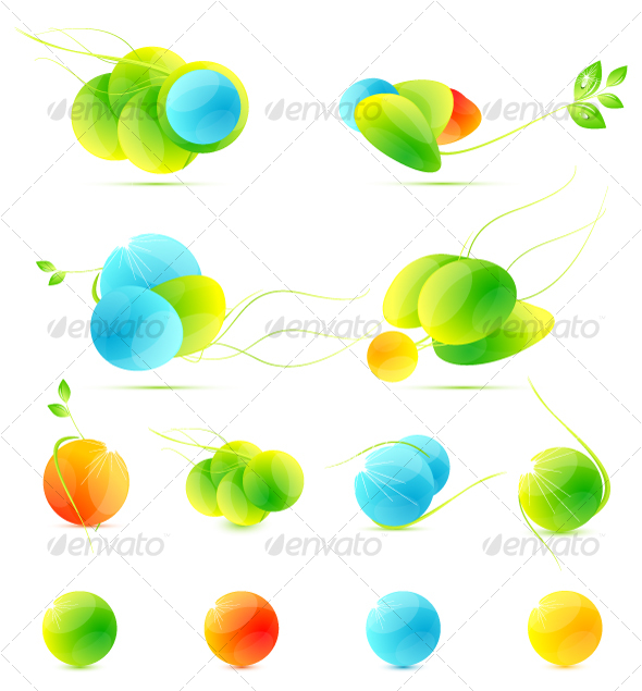 Abstract summer icons - Seasonal Icons