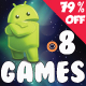 Bundle 8 Games 8 Project BUILDBOX with different Gameplay