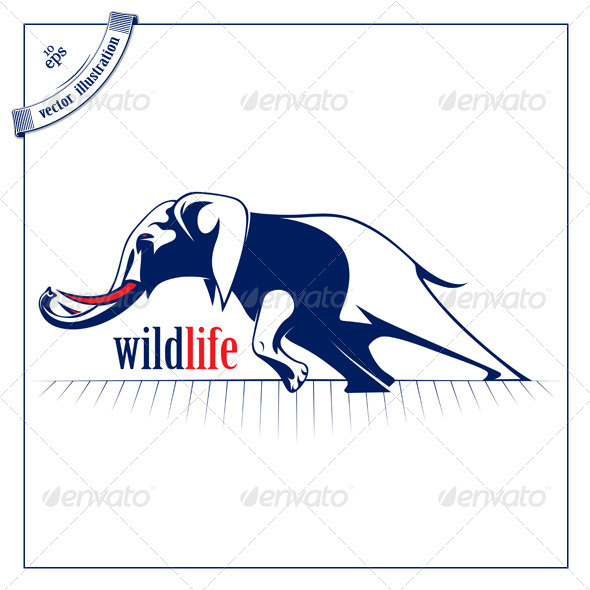 Cartoon Elephant's Run