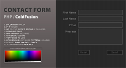 contact form, php coldfusion contact forms