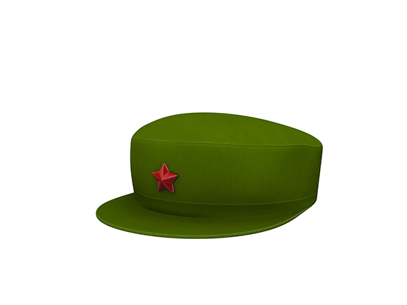 Chinese Army Cap - 3Docean 24178242