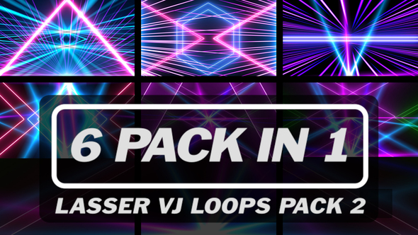 Lasser Vj Loops Pack 2