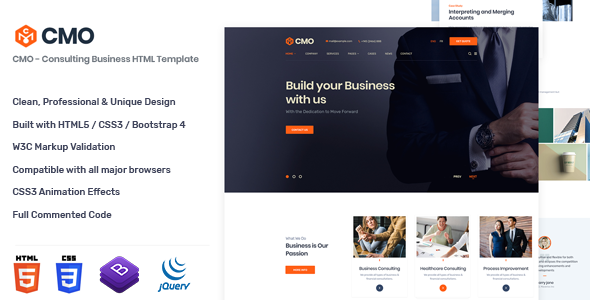 CMO -  Consulting Business HTML Template by andIT_themes