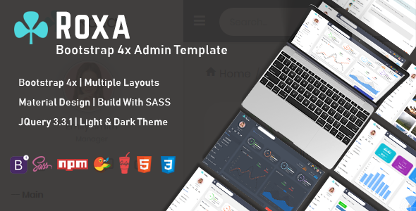 Roxa - Bootstrap - ThemeForest 22685706