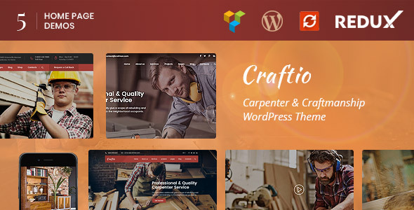 Craftio - Carpenter - ThemeForest 21190853