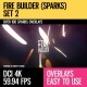 Fire Builder (Sparks 4K Set 2) - VideoHive Item for Sale