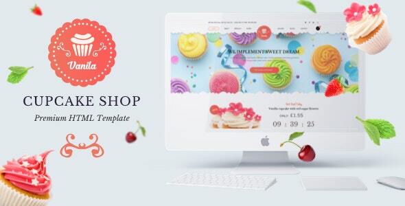 Bakery - Cakery  HTML5 Template