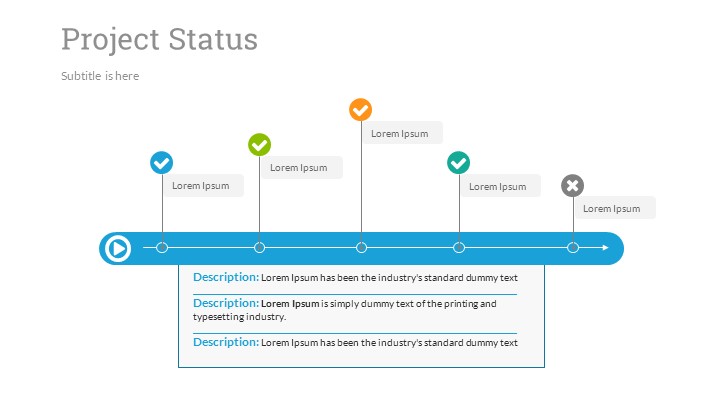 Project Status Google Slides by SanaNik | GraphicRiver