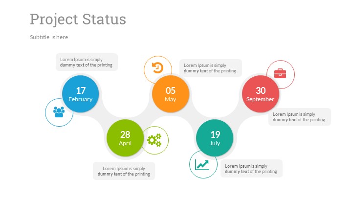 Project Status Google Slides by SanaNik | GraphicRiver