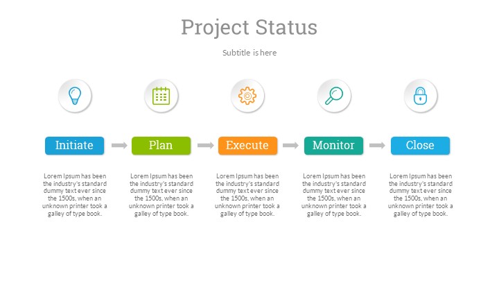 Project Status Google Slides by SanaNik | GraphicRiver