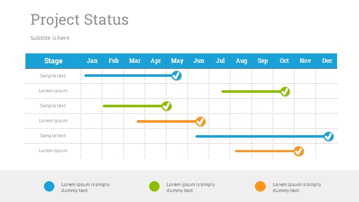 Project Status Google Slides by SanaNik | GraphicRiver