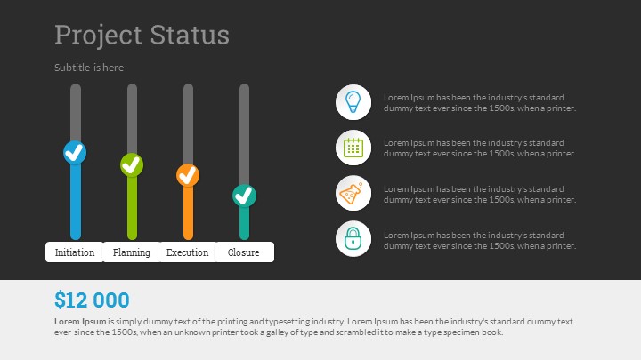 Project Status Google Slides by SanaNik | GraphicRiver