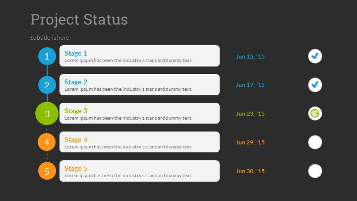 Project Status Google Slides by SanaNik | GraphicRiver