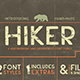 Hiker Premium Font Family