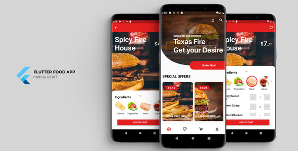 Flutter Food App UI KIT