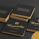 Square Business Card With Rounded Corners Mockups