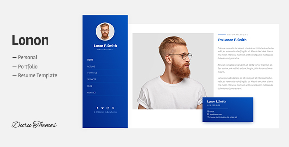Lonon - Resume Portfolio Template